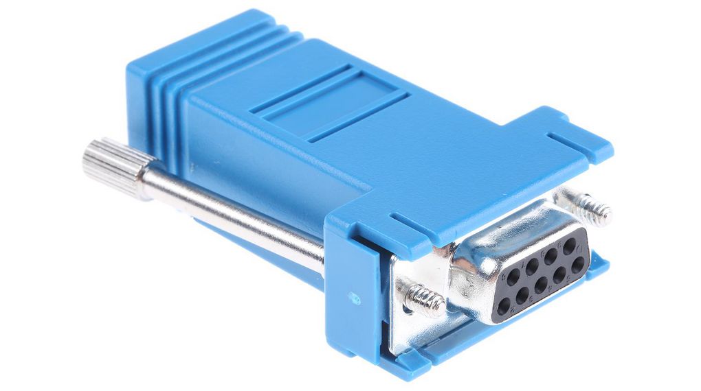 D-Sub Adapter, RJ45 Socket - D-Sub 9-Pin Socket